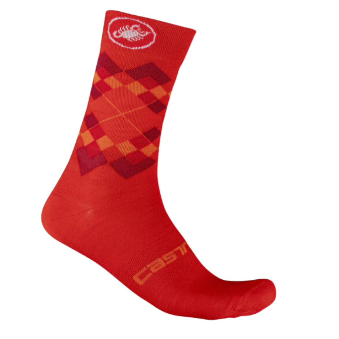 CALZINO CASTELLI ROMBO 18