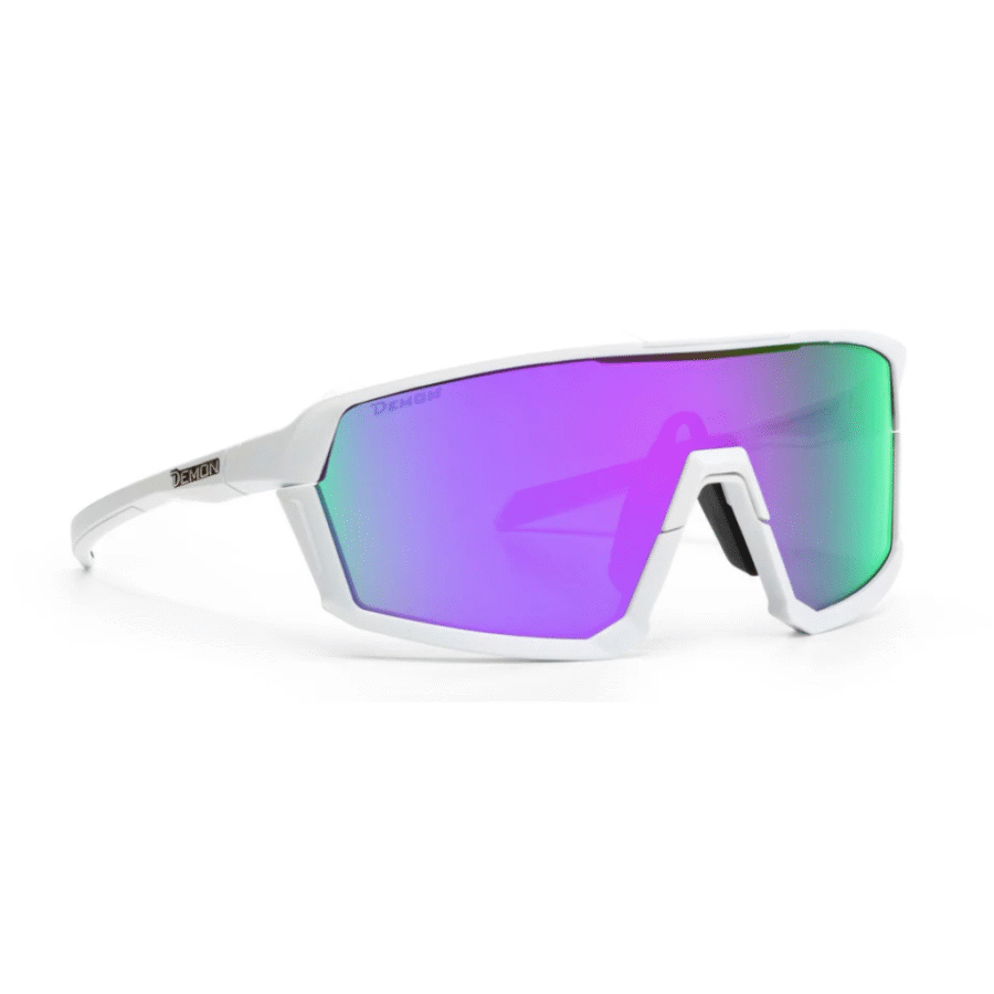 DEMON OCCHIALE GRAVEL BIANCO PURPLE