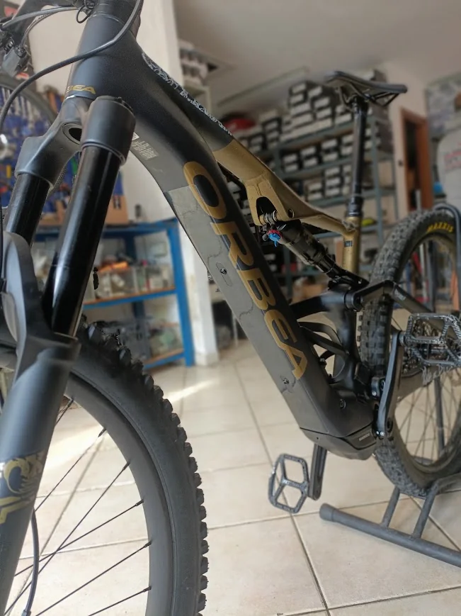 Dettaglio bicicletta Orbea